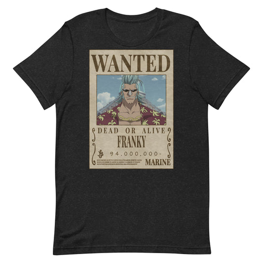 Franky Wanted Poster T Shirt