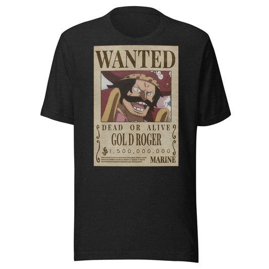 Gold D. Rodger Wanted Poster T Shirt