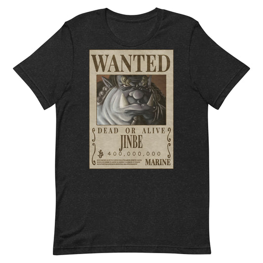 Jinbe Wanted Poster T Shirt