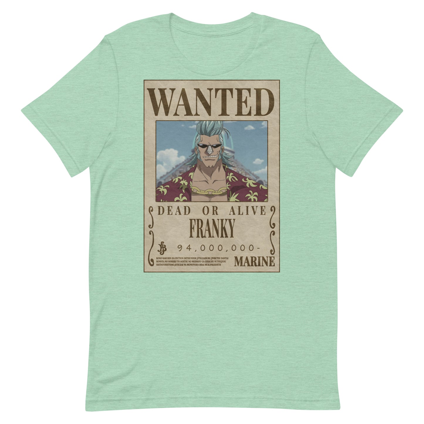 Franky Wanted Poster T Shirt