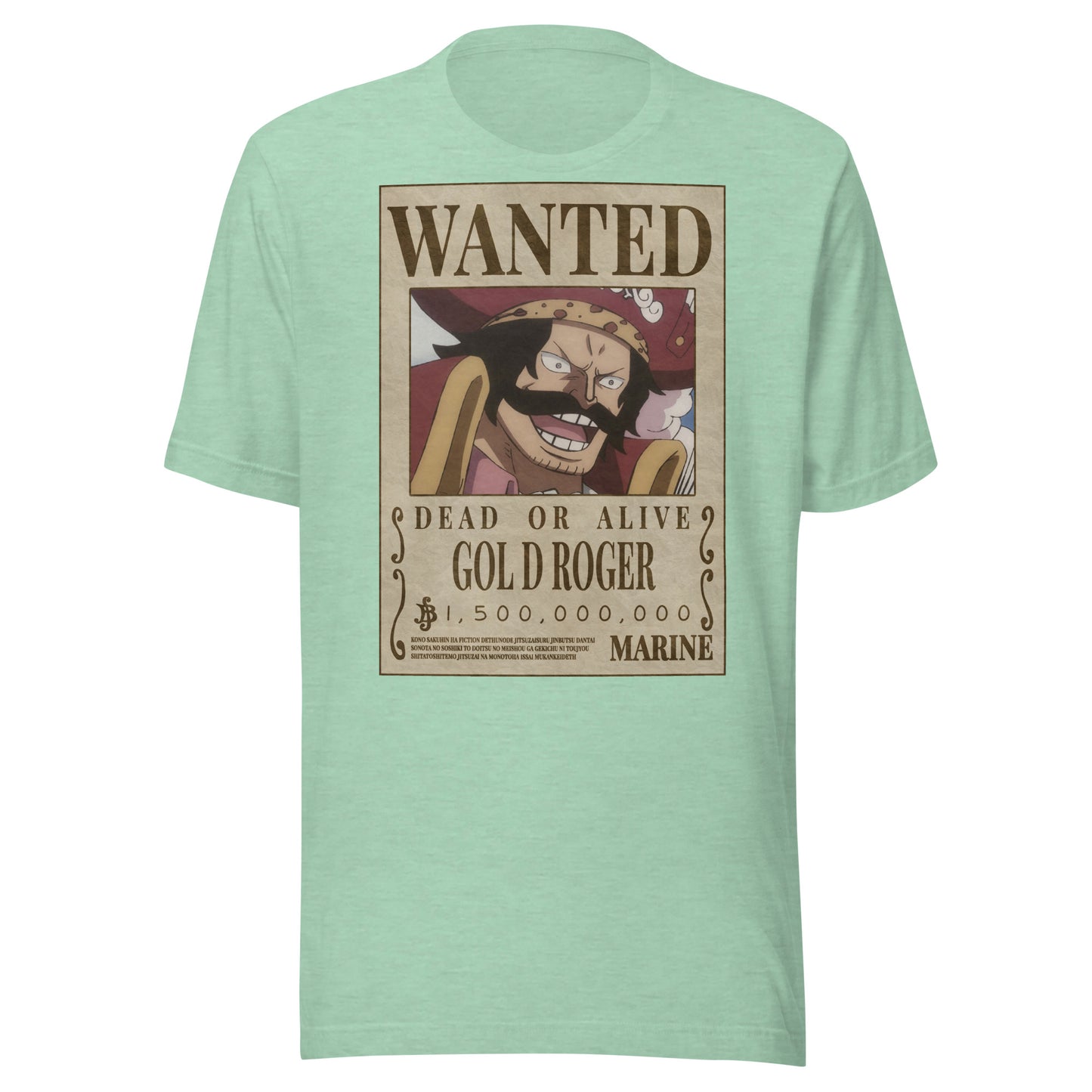 Gold D. Rodger Wanted Poster T Shirt