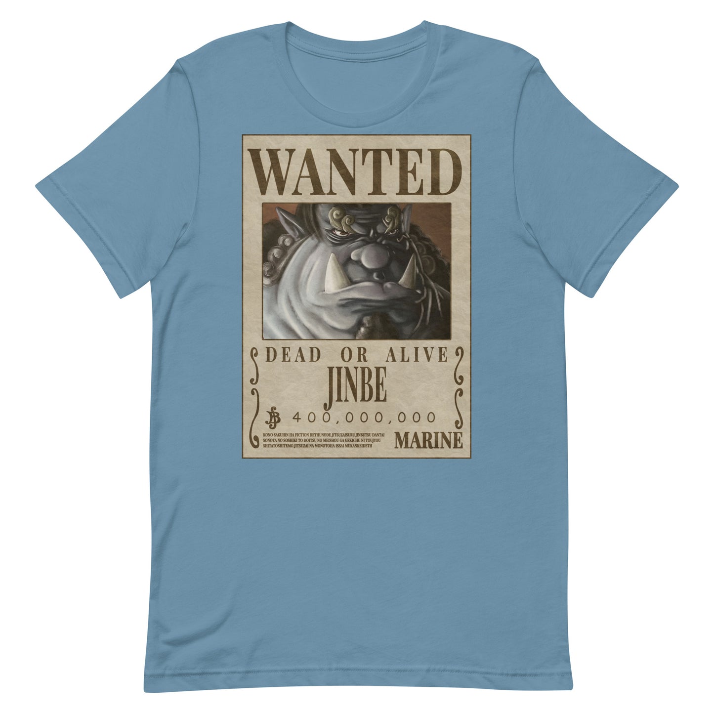 Jinbe Wanted Poster T Shirt