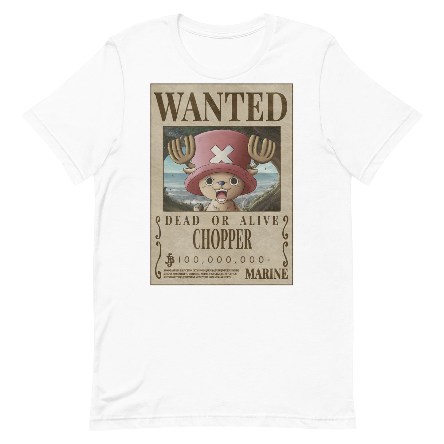 Chopper Wanted Poster T Shirt